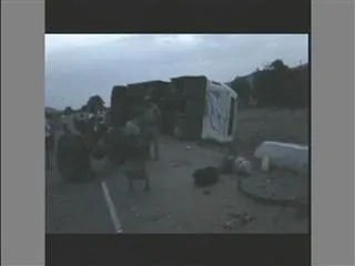 Private Travels Bus Accident At Prakasam Dist - Sakshi