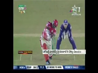 Kings XI Punjab v Hobart Hurricanes: Champions League T20 live scores, blog - Sakshi