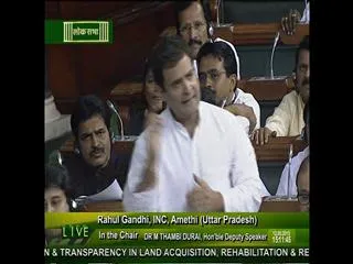 Rahul Gandhi hits out at NDA government on Land Bill - Sakshi