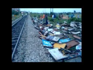 train-accident-at-hindupuram - Sakshi