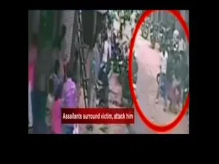 CCTV caught live murder in delhi - Sakshi