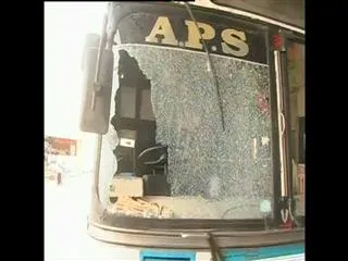 High Tension at Vijayawada Pandit Nehru Bus Depot - Sakshi