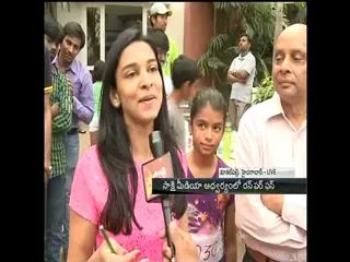 sakshi media conducts run for fun at aparna county, kukatpally - Sakshi