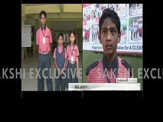 Students heavily punished by school management - Sakshi