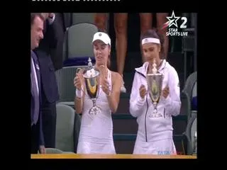 Sania Mirza-Martina Hingis Win Women's Doubles Title - Sakshi