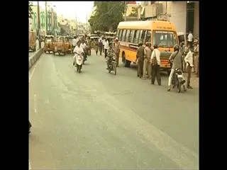 school buses siege - Sakshi