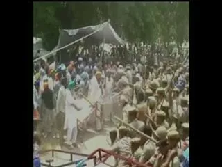 Sikh protests against haryana's decision - Sakshi