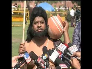 TDP MP Sivaprasad different Getup - Sakshi