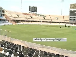 Rajiv Gandhi International Cricket Stadium is ready for IPL - Sakshi