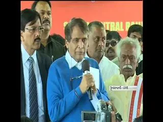 No privatization, only private funds for railways: suresh prabhu - Sakshi
