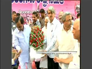 Irrigation water to crore acres in telangana - Sakshi