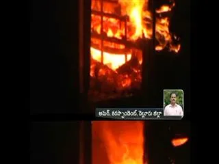 Fire Accident in chennai and Gudur Passenger train at Gudur Railway Station - Sakshi