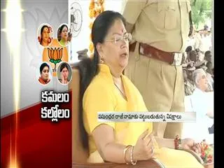 Vasundhara Raje reportedly admits her signature on the document - Sakshi