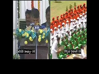 independence celebrations in visakhapatnam - Sakshi