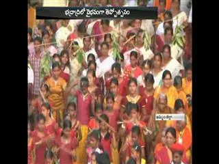 Float festival exposition in bhadradri - Sakshi