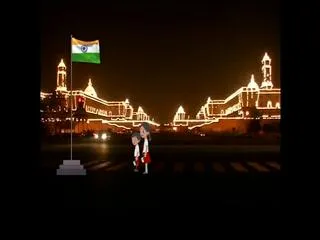Delhi completely with Lighting - Sakshi