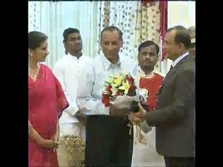 New Year's Eve in the Raj Bhavan - Sakshi