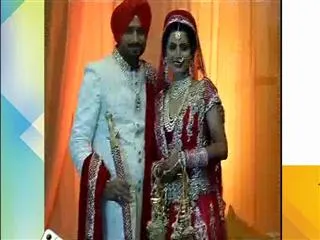 Harbhajan Singh ties the knot with actor Geeta Basra - Sakshi