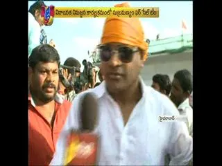 Subramanyam for sale team visits Ganesh Immersion at MJ Market - Sakshi