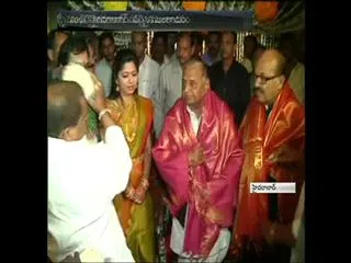 mulayam singh attendes jayaprada sun reception in hyderabad - Sakshi