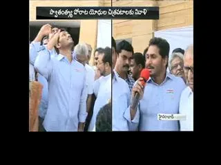 Independence day celebrations at ysrcp office - Sakshi