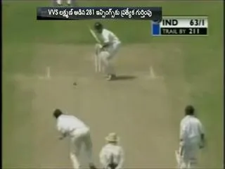 VVS Laxman's 281 awarded the best Test innings in last 50 years - Sakshi