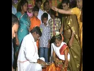 Orphan lady marriage in perma samaj vishakha - Sakshi