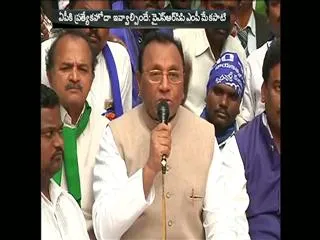 ysrcp support to ap special status dharna at janthar manthar - Sakshi
