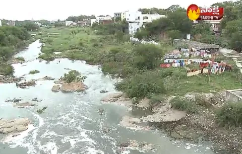 Pollutants in Musi rise, river becomes sewage - Sakshi