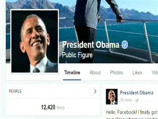 Barrack Obama joins Facebook, first post gets huge hits - Sakshi