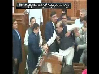 BJP Lawmaker Vijender Gupta Thrown Out of Delhi Assembly by Marshals - Sakshi