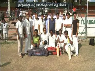 Sakshi tv participate in press club golden jubilee cricket competition - Sakshi