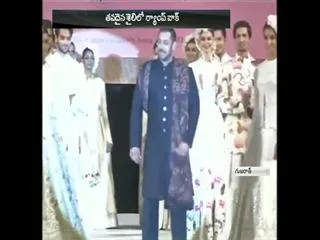 Salman and Sonam rock the ramp at the Khadi Fashion Show in Ahmedabad - Sakshi