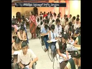 spell bee quarter final in vijayawada nalanda college - Sakshi