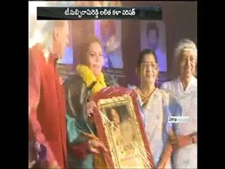 Jaya Prada felicitated by TSR Kala Parishad @ Visakha - Sakshi