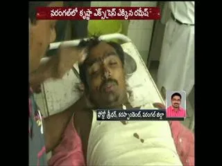 passenger jumps from train and injured in warangal district - Sakshi