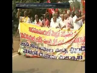 Left parties back farmers' stir - Sakshi