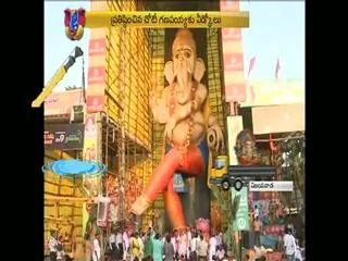 Tallest 63Feet Ganesh Immersion - Sakshi