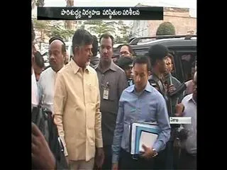 Chandrababu checking in visakhapatnam - Sakshi