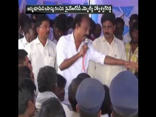 Y visweswara reddy takes on TDP workers - Sakshi