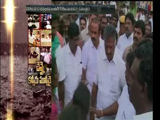 minister panneerselvam visits chennai floods affected areas - Sakshi