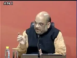 amith sha takes on mulayam, mayavathi - Sakshi