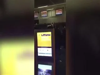British passenger punches three police officers to the floor at German airport - Sakshi