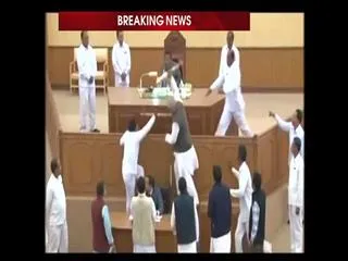 TMC MLA walks off with Tripura speaker ceremonial mace - Sakshi