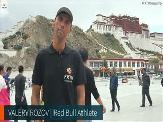 Russian Valery Rozov breaks record for world's highest BASE jump - Sakshi