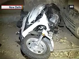 17-year-old dies as speeding Mercedes rams into scooty - Sakshi
