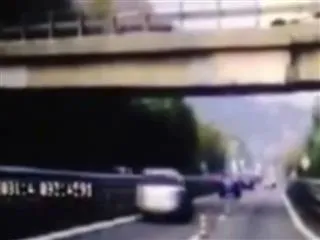 concrete bridge collapsed onto the road below in italy - Sakshi