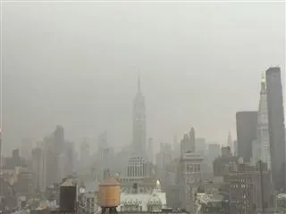 Lightning strikes Empire State Building amid severe storms - Sakshi
