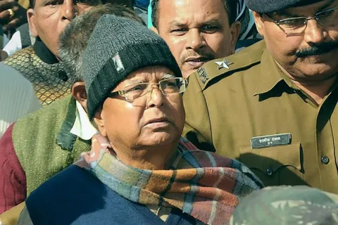 RJD Chief Lalu Prasad  Convicted in Third Fodder Scam Case - Sakshi