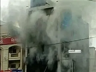 Huge Fire Accident at Centro Building in Chandanagar || Hyderabad - Sakshi